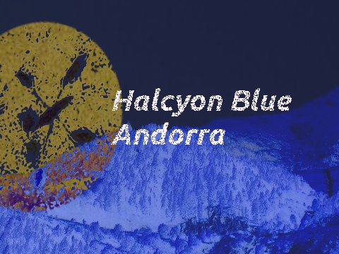 Halcyon Blue Andorra first logo december 2012