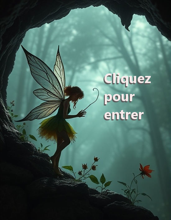 image d'une fee dans une grotte